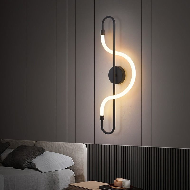Living Room Background Bedroom Bedside Creative Wall Lamp