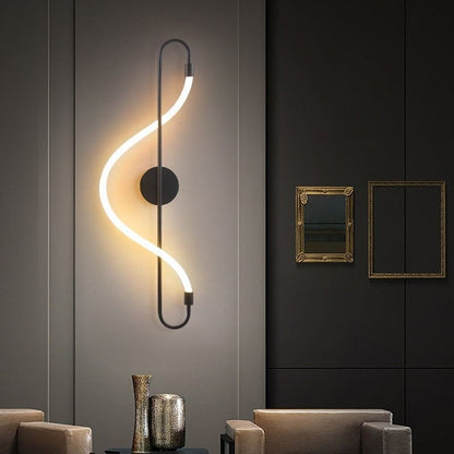 Living Room Background Bedroom Bedside Creative Wall Lamp